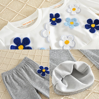 Long Sleeved Top with Pants Set