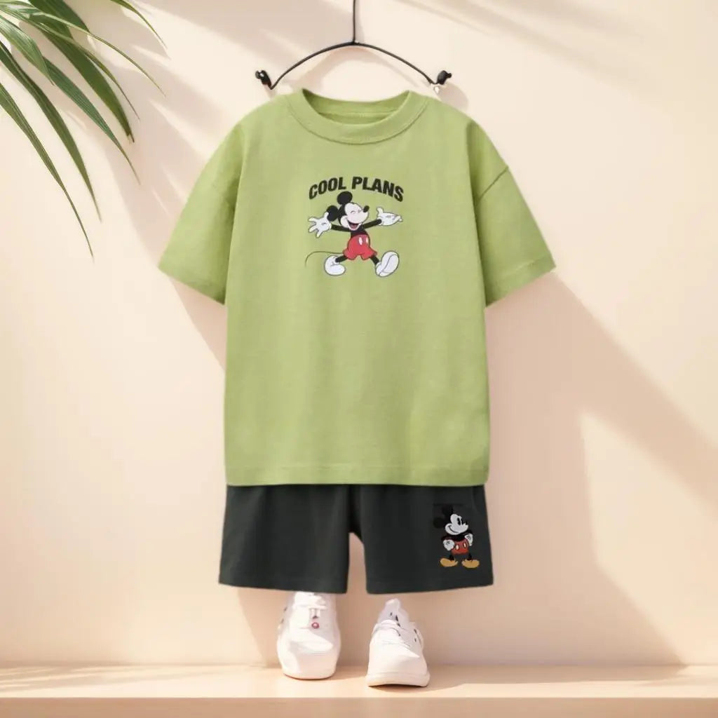 Pure Cotton T-Shirt and Shorts Set