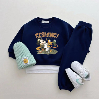 Disney Sweatshirt & Pants Set - 100% Cotton