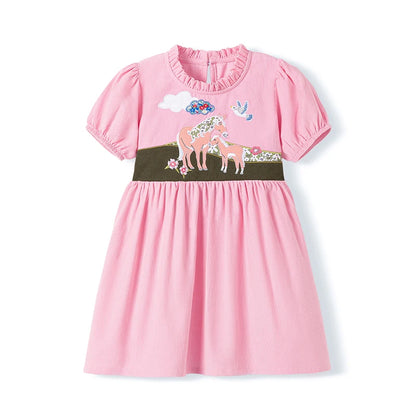 Horses 100% Cotton Summer Dress