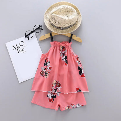 Girl's Summer Set – Top & Shorts