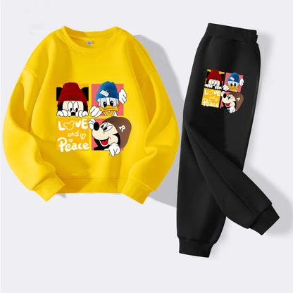 Sweatshirt & Pants Set - 100% Cotton