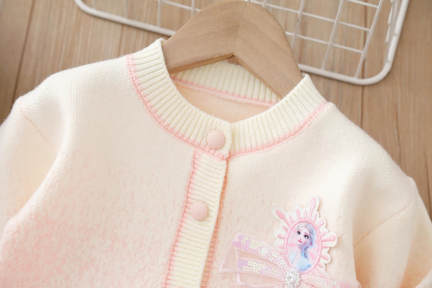Frozen Knitted Cardigan and Tutu Skirt
