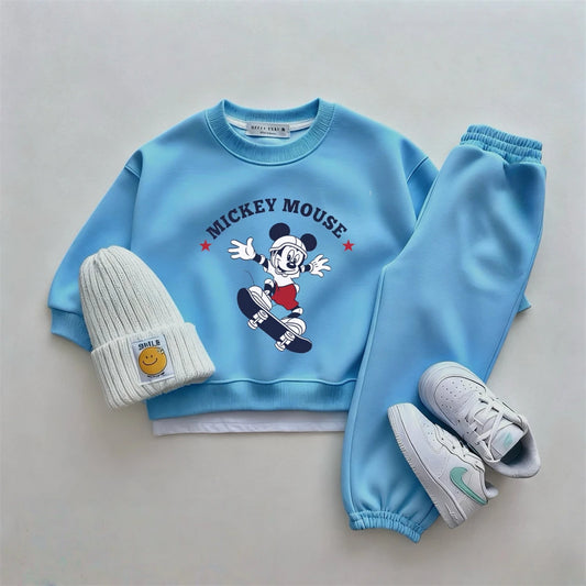 Sweatshirt & Pants Set - 100% Cotton