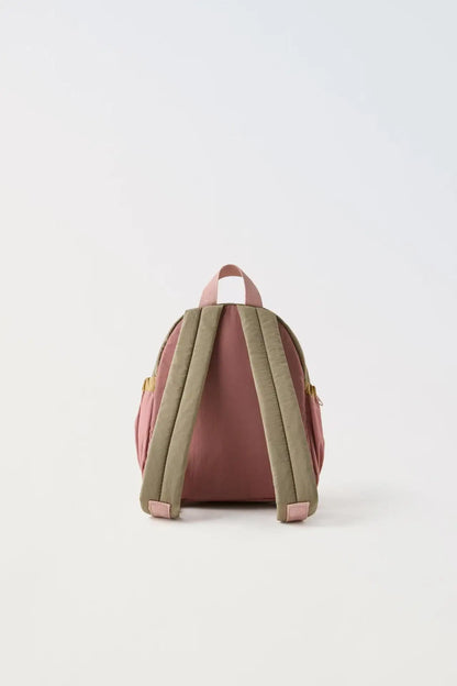 Little Apple Embroidery Backpack – Cute & Trendy for Kids!