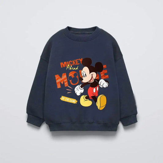 Mickey Mouse Ahead Of The Game Navy Blue Hoodie