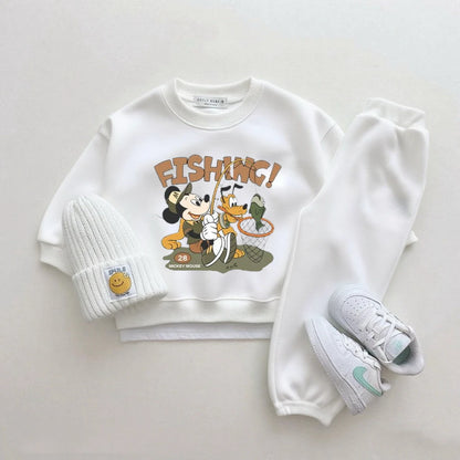 Disney Sweatshirt & Pants Set - 100% Cotton