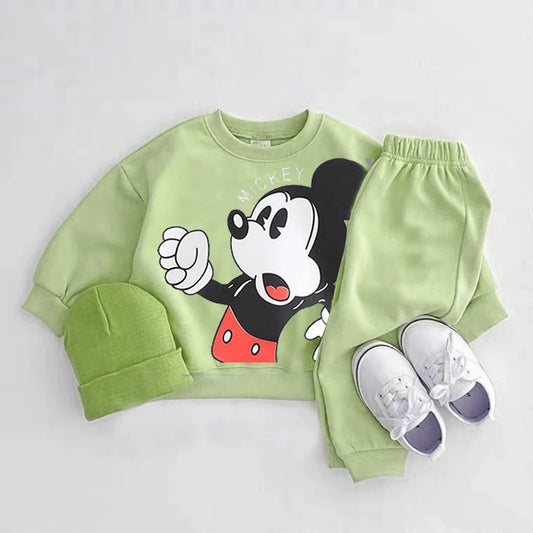 Disney Sweatshirt & Pants Set - 100% Cotton