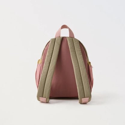 Little Apple Embroidery Backpack – Cute & Trendy for Kids!