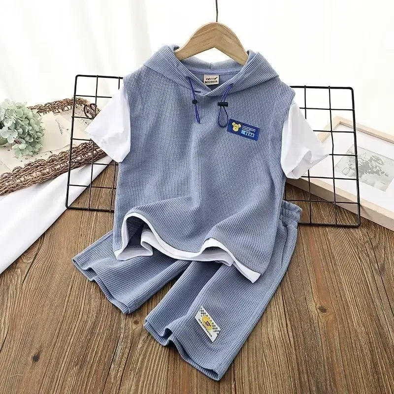 Summer Hoodies T-Shirts & Shorts Set