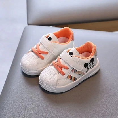 White Disney Mickey Mouse Sneakers