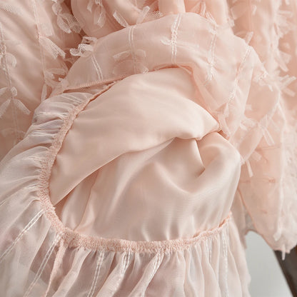 Pink Lace Princess Dress