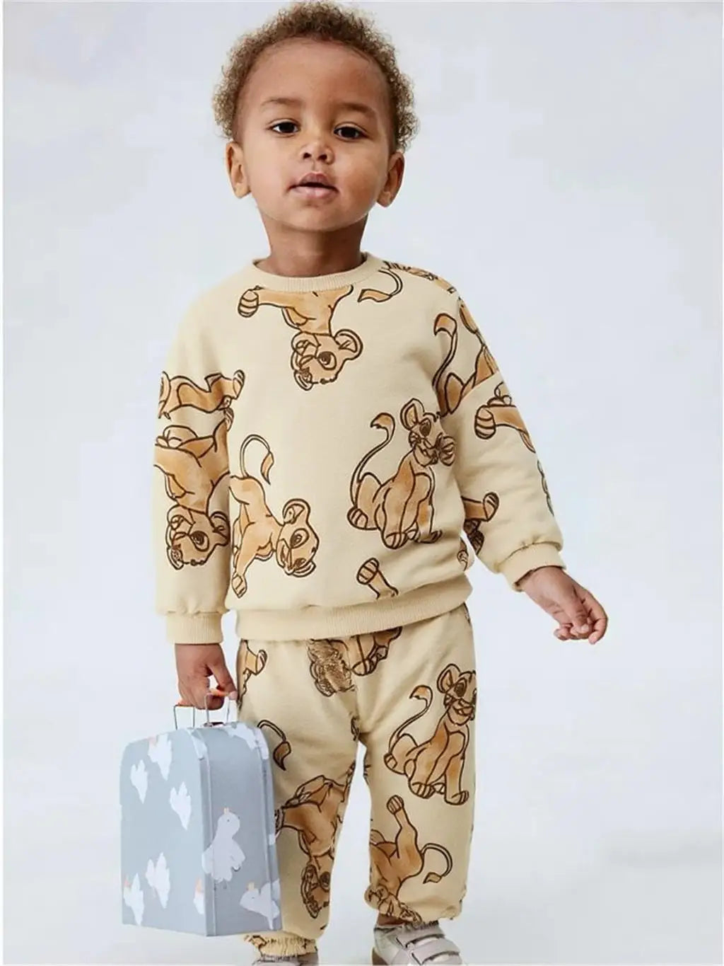 Disney Sweatshirt & Pants Set - 100% Cotton