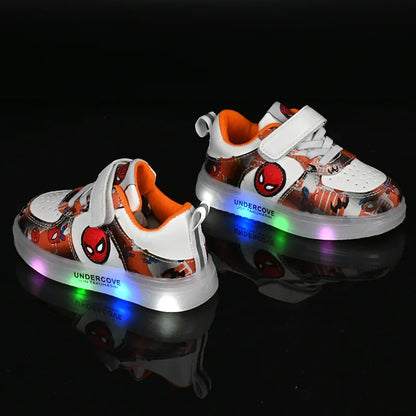 Light-Up Spiderman Sneakers – Fun, Flashy & Comfy!
