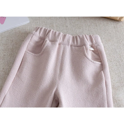 Sweet Bow Lace Top & Pants Two-piece Set