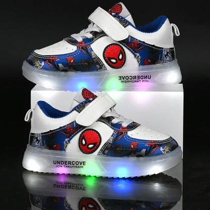 Light-Up Spiderman Sneakers – Fun, Flashy & Comfy!