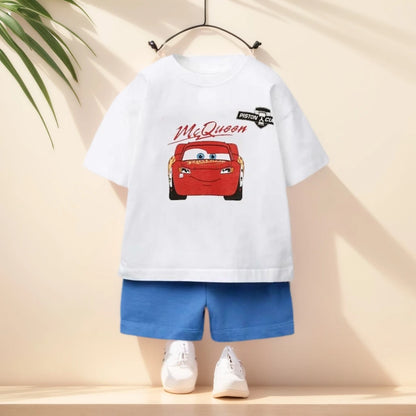 Pure Cotton T-Shirt and Shorts Set