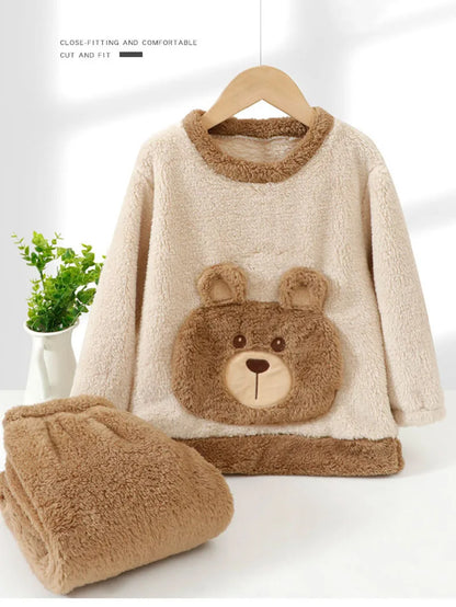 Bear Warm & Comfortable Winter Pajamas