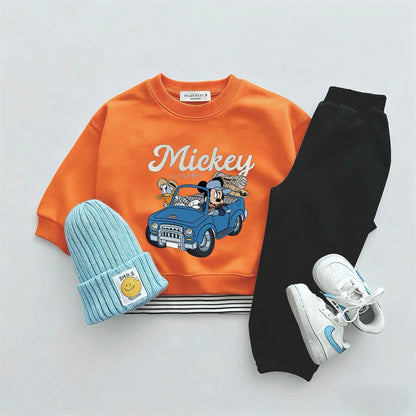 Sweatshirt & Pants Set - 100% Cotton