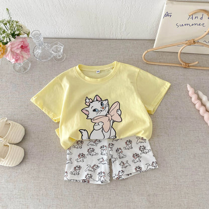 Disney 100% Cotton T-Shirt and Shorts Set