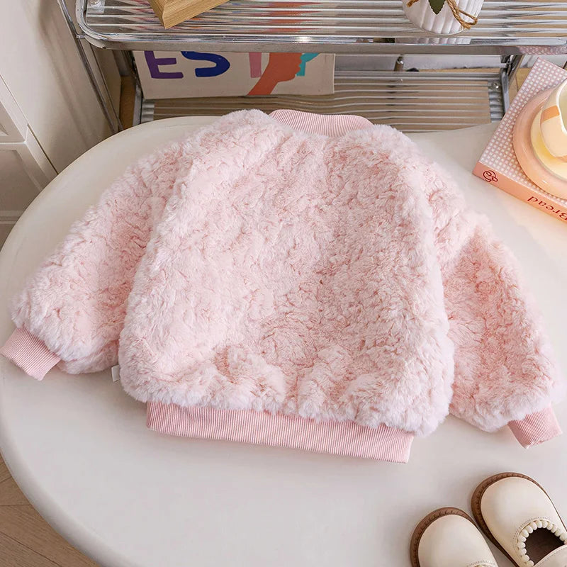 Girls Plush Sweatshirt