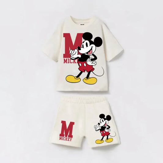 Mickey Mouse Pure Cotton T-Shirt and Shorts Set