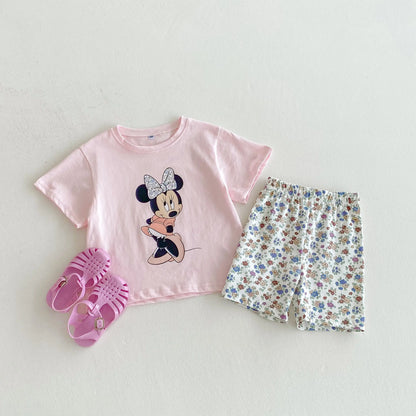 Disney 100% Cotton T-Shirt and Shorts Set