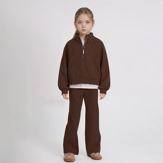 Pullover Top With Matching Pants Set