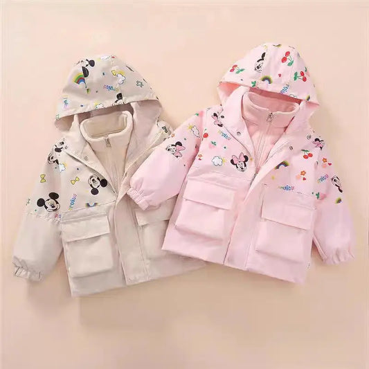 Disney Mickey & Minnie Hooded Coat