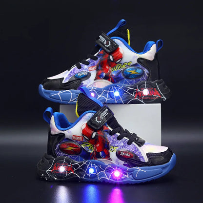 Fun LED Spider-Man Sneakers