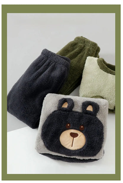 Bear Warm & Comfortable Winter Pajamas