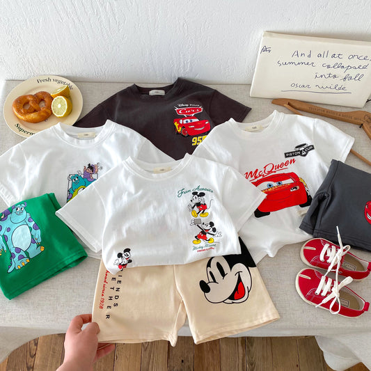 Disney 100% Cotton T-Shirt and Shorts Set