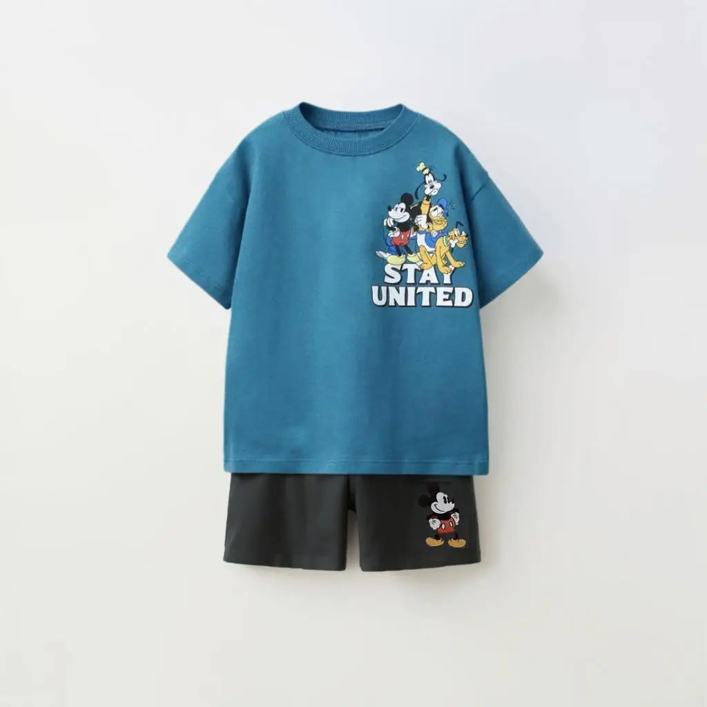 New 2025 Stay United Pure Cotton T-Shirt and Shorts Set