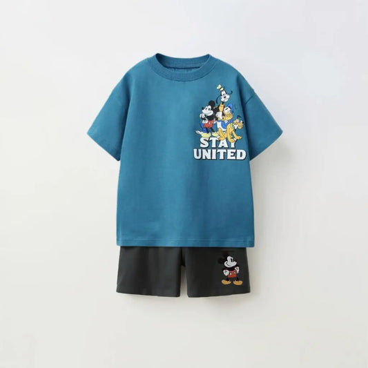 New 2025 Stay United Pure Cotton T-Shirt and Shorts Set