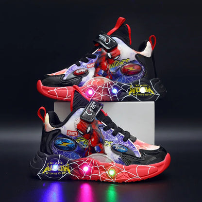 Fun LED Spider-Man Sneakers