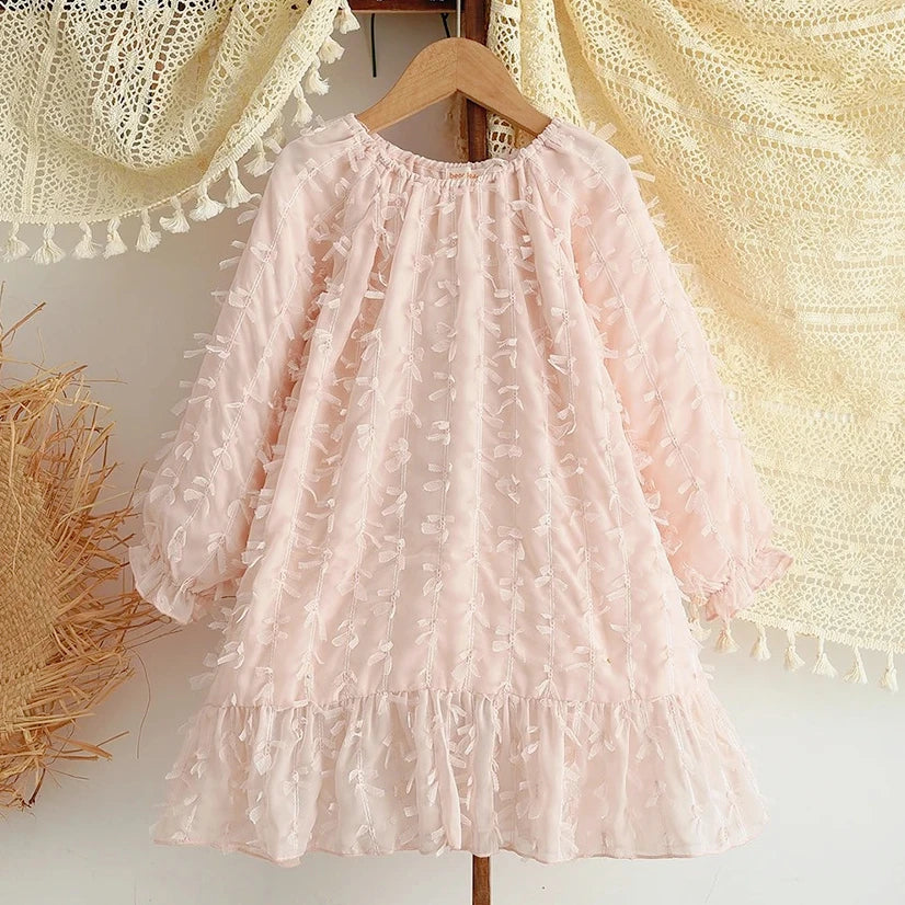 Pink Lace Princess Dress
