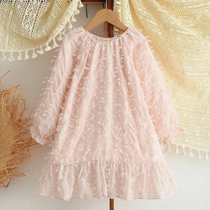 Pink Lace Princess Dress