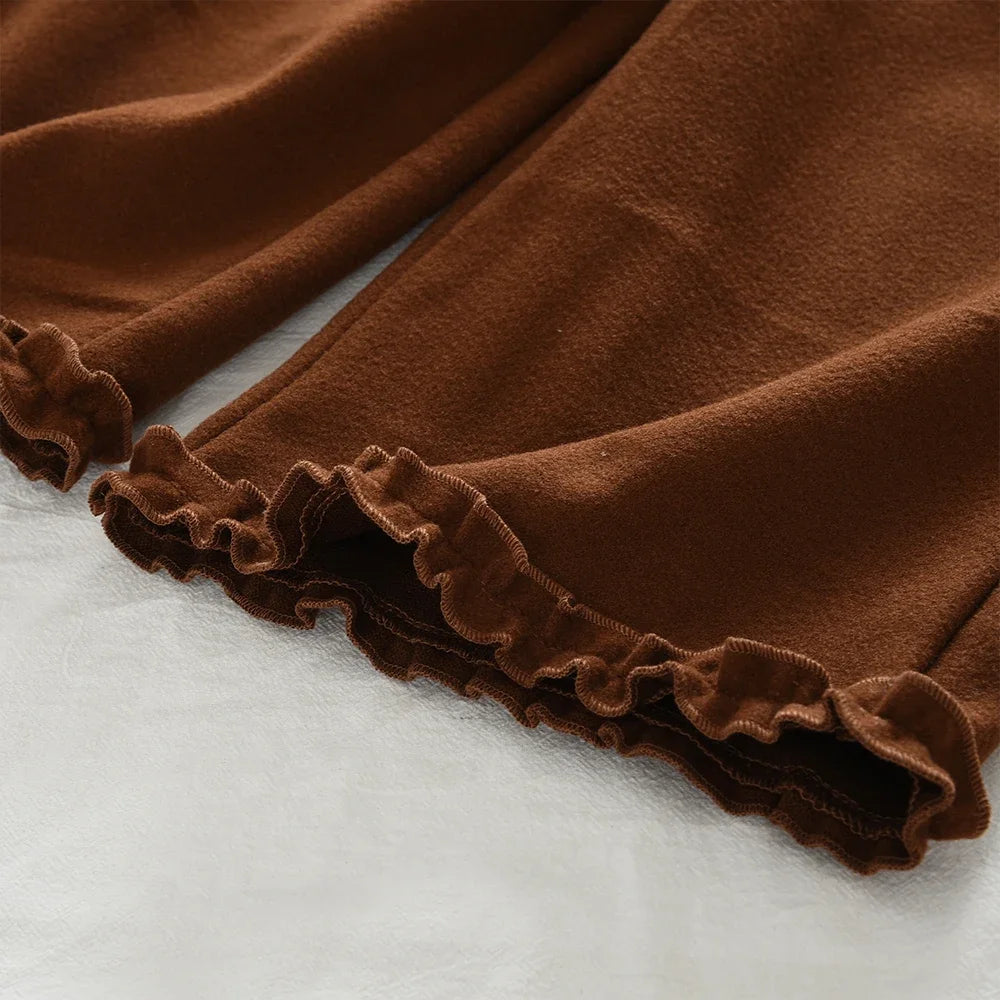 3-Piece Suit Long Sleeve Bottom Shirt, Vest & Pants Set