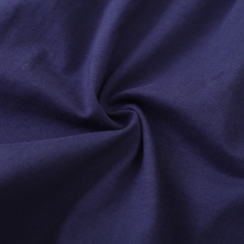 Navy Blue Unicorn 100% Cotton Summer Dress