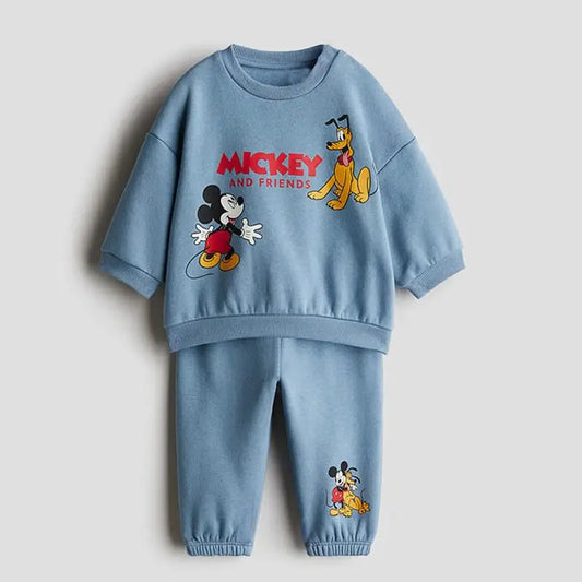 Mickey & Friends Sweatshirt & Trousers Cotton Set