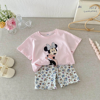 Disney 100% Cotton T-Shirt and Shorts Set