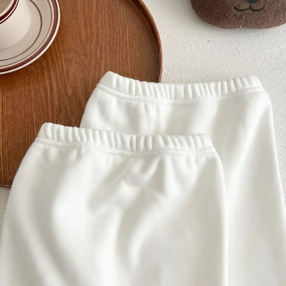 Winter Hooded Jumpsuit & Pants Two-piece Set