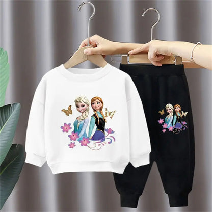 Frozen Elsa Pullover Hoodie & Matching Pants Set
