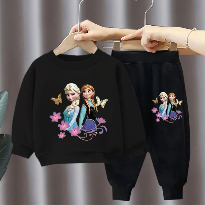 Frozen Elsa Pullover Hoodie & Matching Pants Set