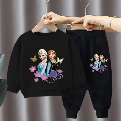 Frozen Elsa Pullover Hoodie & Matching Pants Set