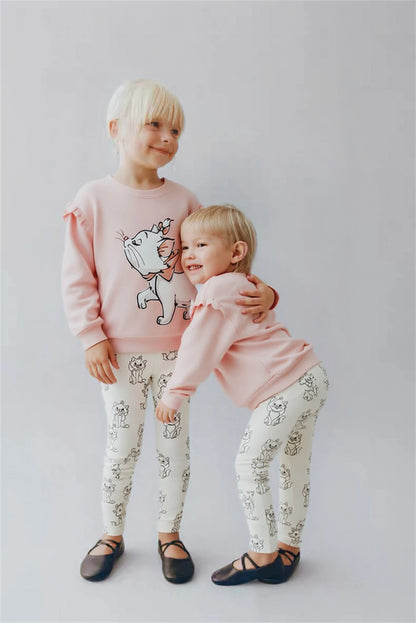 Sweatshirt & Pants Set - 100% Cotton
