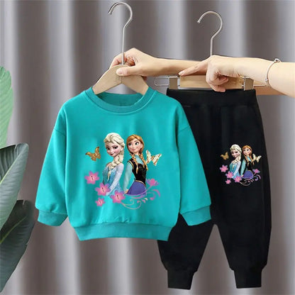 Frozen Elsa Pullover Hoodie & Matching Pants Set