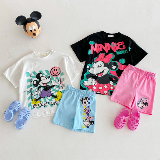 Disney 100% Cotton T-Shirt and Shorts Set