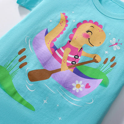 100% Cotton 3-Pack Cartoon T-Shirts