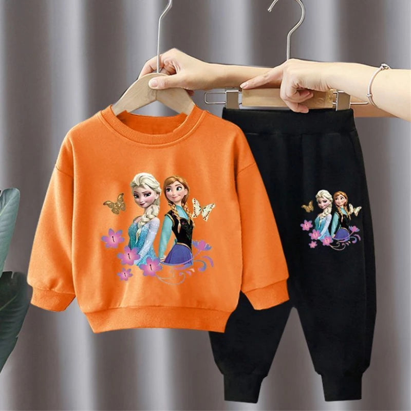 Frozen Elsa Pullover Hoodie & Matching Pants Set